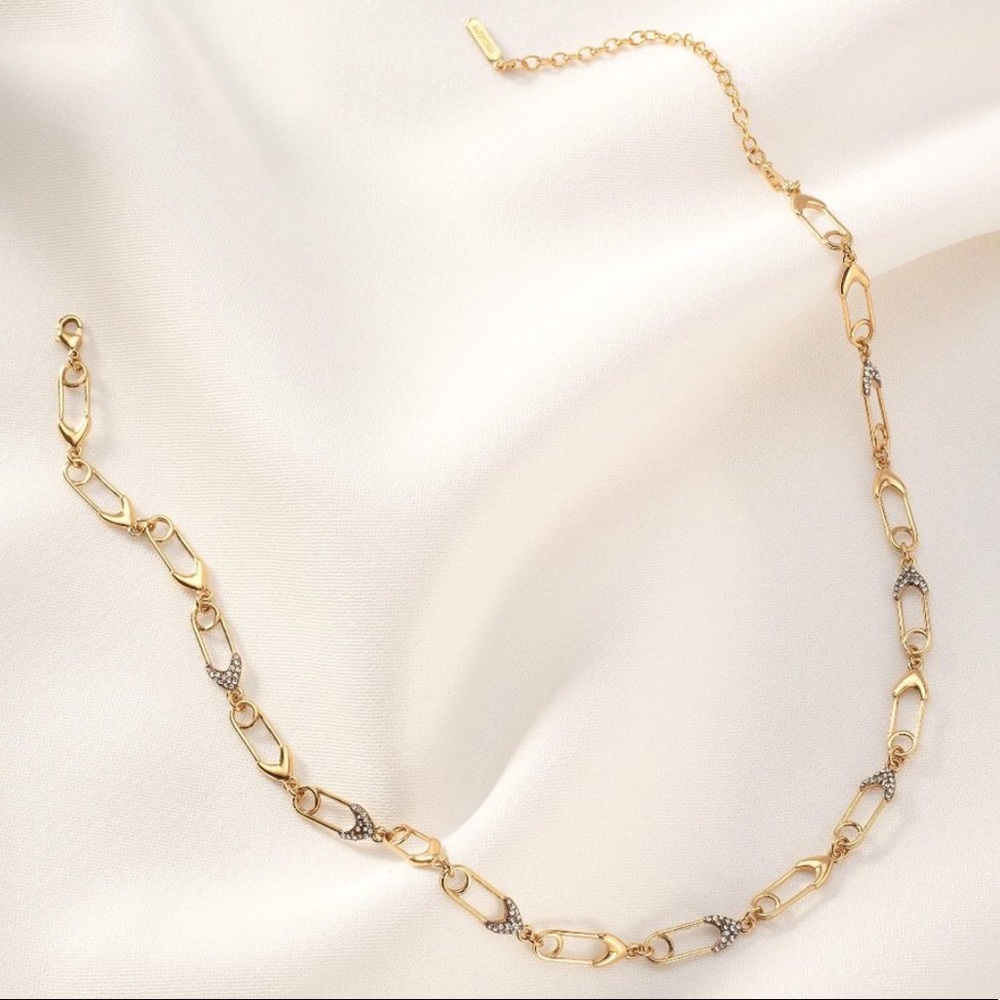 :: Stella & Dot Safety Pin Necklace - Picture 3 of 15